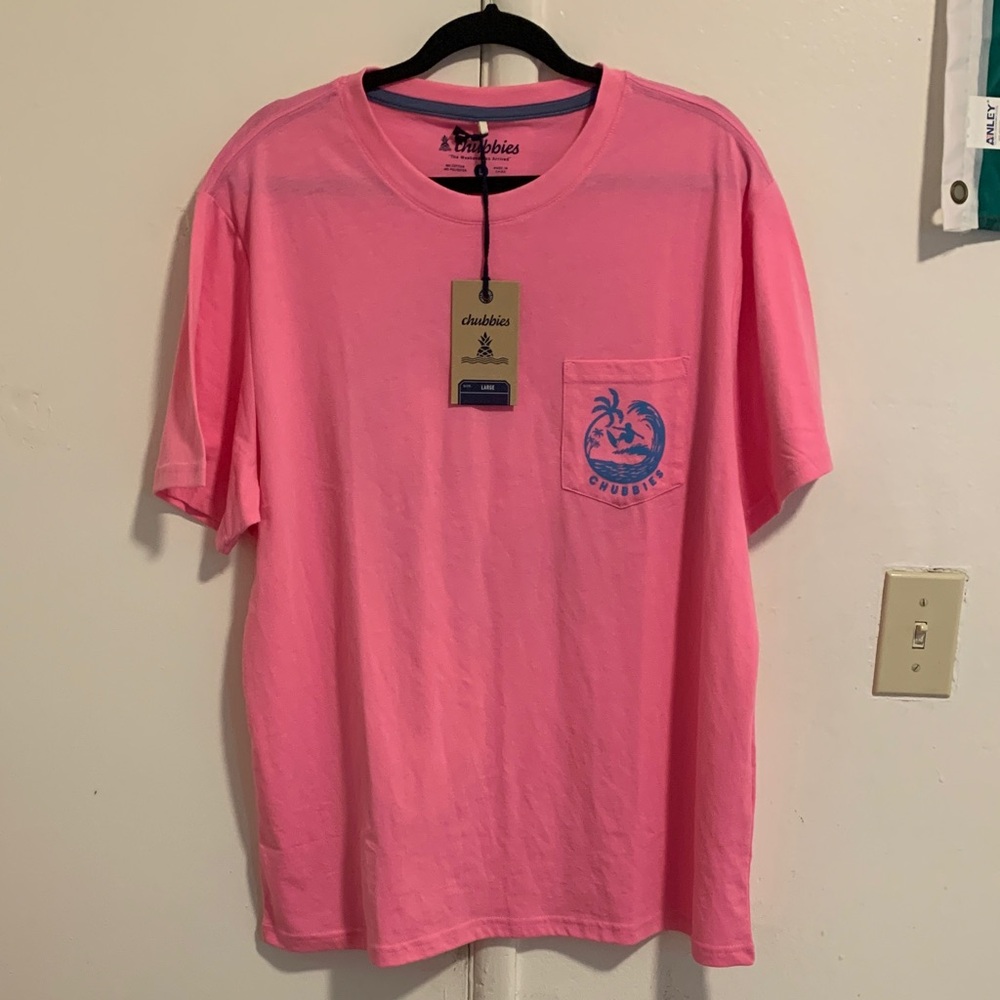 Men’s chubbies “the surfer” pocket graphic t-shirt! NWT